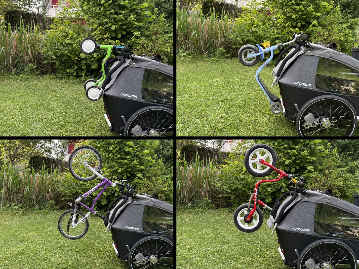 MMi3D Kinderfahrrad Halter Croozer Einsitzer – Made in Germany Detail